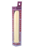 ladyfinger mini vibrator white
