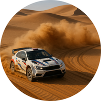 Opłatek na tort Wyścig Rajd Dakar Samochód Auto Terenówka  Bryka