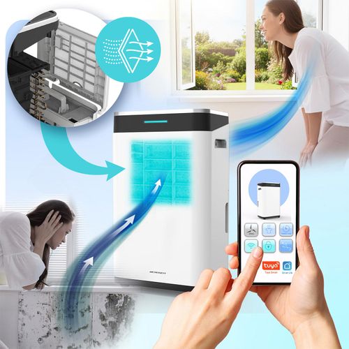 Osuszacz powietrza kompresorowy - pochłaniacz wilgoci 25l/24h higrostat Berdsen BD-533 biały na Arena.pl