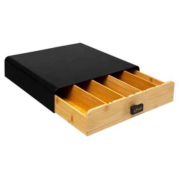 Szufladka na kapsułki Nera czarna zdjęcie 1