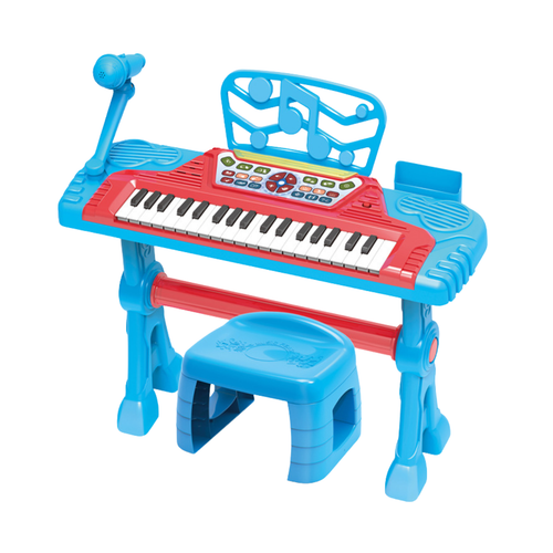 Elektroniczne Pianino Duży Zestaw Mikrofon Krzesełko Fortepian Dla Dzieci na Arena.pl