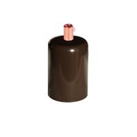 OPRAWKA E27 OSŁONKA DEKORACYJNA METALOWA GRAFFITOWY BRĄZ Z MIEDZIĄ