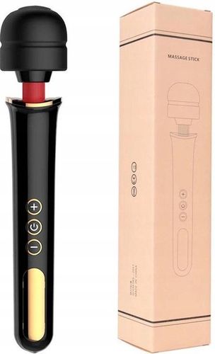 CZARNY MASAŻER ŁECHTACZKI DUŻY WIBRATOR DLA KOBIET - USB na Arena.pl