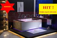 Wanna z hydromasażem184x119x62cm2+2 DYSZE OBROTOWE, MASAŻ KARKU, WODOSPAD Wanna z hydromasażem184x119x62cm2+2 DYSZE OBROTOWE, MASAŻ KARKU, WODOSPAD