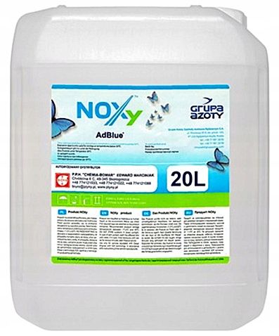 PŁYN AD BLUE ADBLUE NOXY DODATEK KATALITYCZNY 20L zdjęcie 1