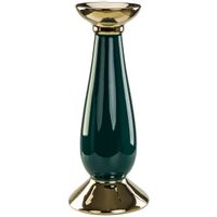 Świecznik Glamour Zieleń Butelkowa 13 x 32cm