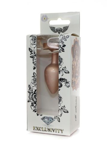 plug jewellery pearl gold heart plug  clear s na Arena.pl