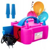Elektryczna pompka do balonów pompowania dmuchania mocna automatyczna 2dysz