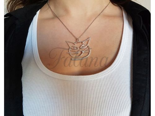 WISIOR KOT KOTEK CAT KICIUŚ MORDKA KONTUR w0478 na Arena.pl