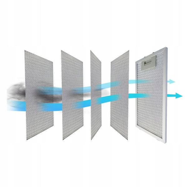 Okap ścienny Ciarra 60 cm 650m³/h CBCS6506B Srebrny zdjęcie 3