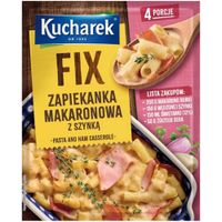 Kucharek FIX ZAPIEKANKA MAKARONOWA Z SZYNKĄ w proszku do przyg. dania na 4
