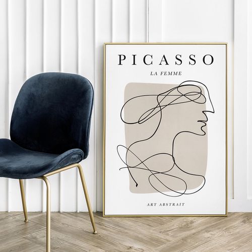 Plakat pablo picasso portret twarz 70x100 cm na Arena.pl