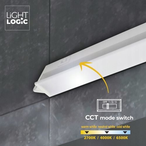 Oprawa podszafkowa listwa meblowa LL RILAK LED CCT 10W biała zmian na Arena.pl