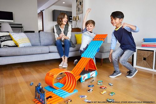 Hot Wheels Zestaw Mega Tor Track Builder na Arena.pl