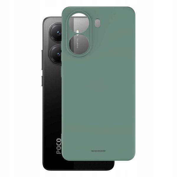 Spacecase Silicone Case 3.0 Poco X7 Pro 5G Dark Green zdjęcie 2