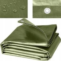 PLANDEKA 4x6m PŁACHTA MROZOODPORNA WODOODPORNA WZMACNIANA OKRYCIE NA DRZEWO