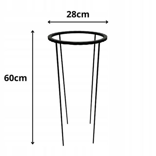 Podpora Roślin Kwiatów Obejma Pierścieniowa Obręcz Podpórka RING 2w1XL na Arena.pl