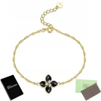 ZŁOTA BRANSOLETKA DAMSKA CELEBRYTKA SREBRO 925