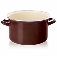 Garnek Emaliowany do Gotowania Tradycyjny na Gaz Indukcję 26 cm 6,5L