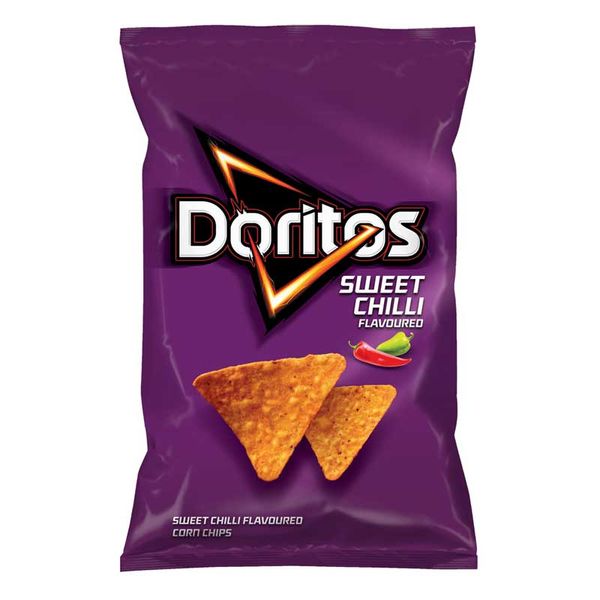 Doritos Chipsy kukurydziane o smaku słodkiego chilli 100 g zdjęcie 1