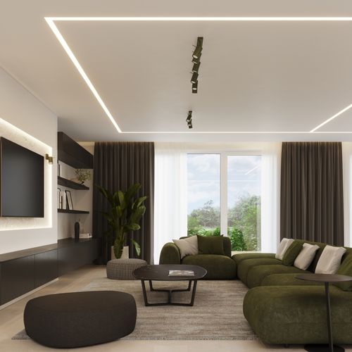 Plafon RING 6L zielony oliwkowy na Arena.pl