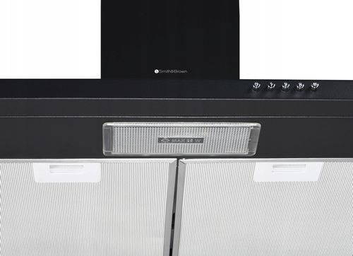 OKAP KUCHENNY KOMINOWY ŚCIENNY 60CM CZARNY LED na Arena.pl