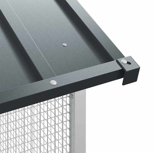 Klatka dla ptaków z przechowywaniem Antracyt 410 x 210 x 230 cm na Arena.pl