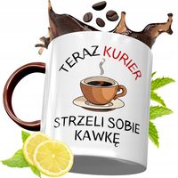 Kubek Bordowy Dla Kuriera Na Urodziny Prezent Z Nadrukiem Ze Zdjęciem