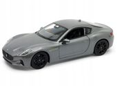 Maserati GranTurismo Folgore model metalowy Welly w skali 1:24 grafitowy
