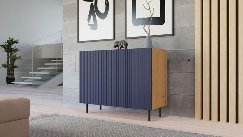 Komoda KAMA 2D SLIM ARISAN GRANAT zdjęcie 8