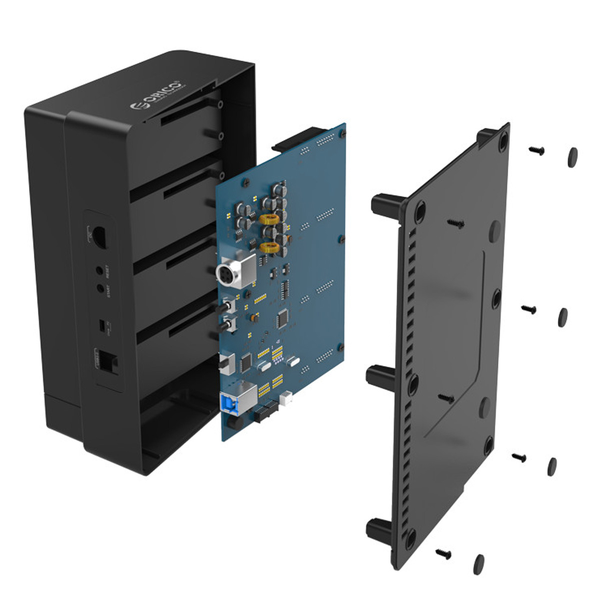 Orico Stacja klonująca 4*SATA 3,5" USB 5Gbps zdjęcie 4