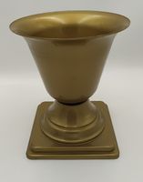 wazon flakon gazon niski złoty 25cm