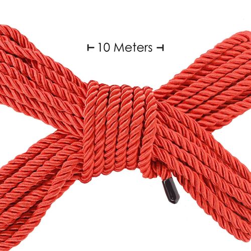 Polyester Bondage Rope - 32.8 Ft / 10 M - Red na Arena.pl