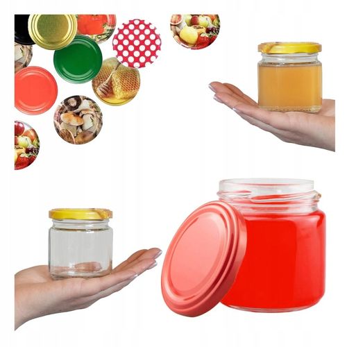 Słoik 200ML + WIECZKO FI66 DŻEM PRZETWORY PASZTET KONFITURA DESERY na Arena.pl