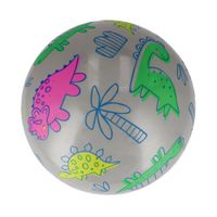 piłka kolorowa 23cm dino artyk 168550