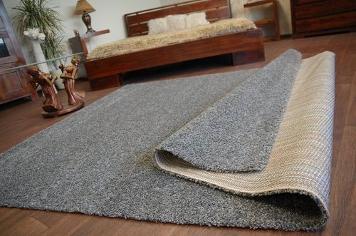 Dywan JAZZY BASIC ciemny srebrny na Arena.pl