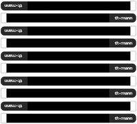 Opaski rzepowe do kabli 20 x 300 mm czarne 10 szt
