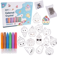 Zestaw Artystyczny Kreatywny Do Malowania Szablony Wzory Zawieszki Nauka