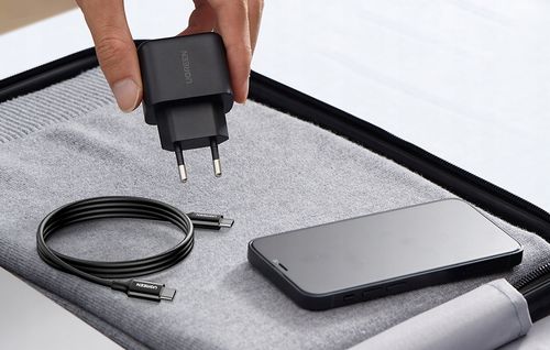 Ładowarka sieciowa UGREEN CD250 25W USB-C + kabel USB-C do USB-C 2 metry na Arena.pl