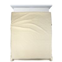 NARZUTA NA ŁÓŻKO 200X220 CM KREMOWA