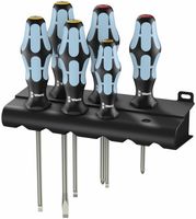 zestaw wkrętaków ze stali nierdzewnej + wieszak, 6cz - w05032060001