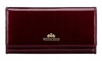 Portfel damski WITTCHEN 14-1L-052-9A bordowy skórzany z ochroną RFID