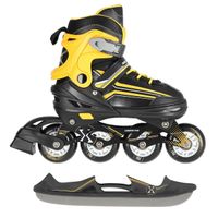Łyżworolki 2w1 NH18190 Nils Extreme czarno-pomarańczowe 39-43