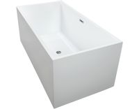 Wanna wolnostojąca TERNO biała 170x80 cm akrylowa biała prosta