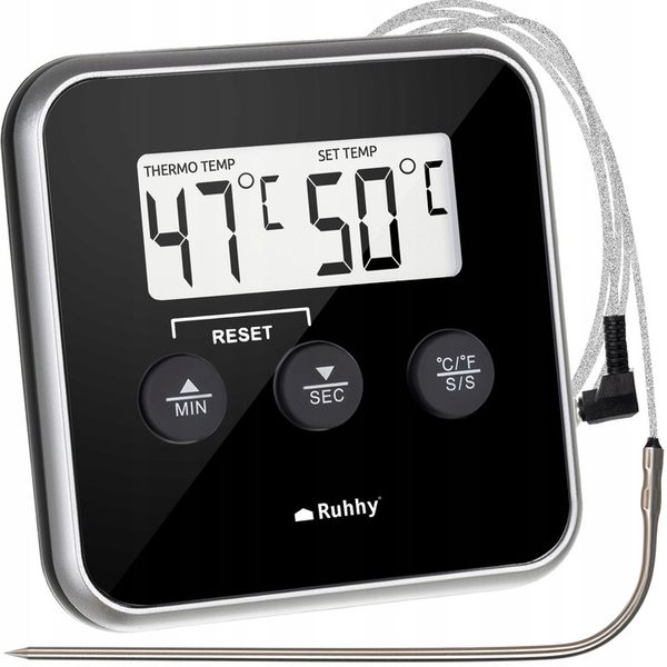 Termometr do Piekarnika Lodówki Kuchni Sonda Timer zdjęcie 1