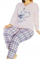 Piżama damska bawełniana wygodna plus size