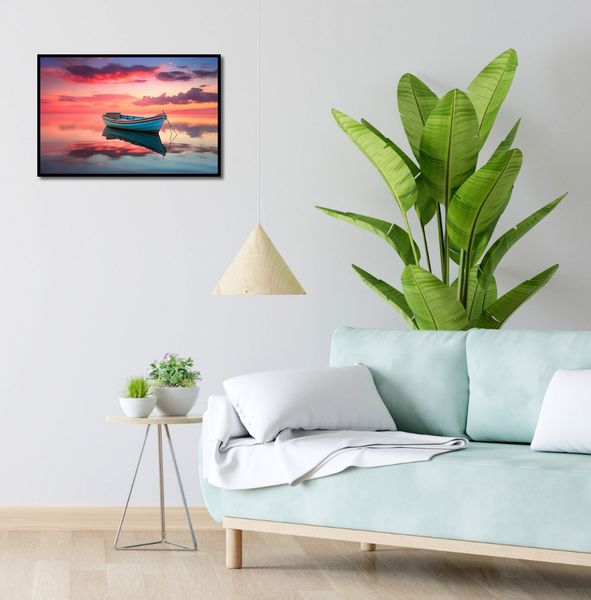 Plakat 60x40cm Spokój przed Połowem zdjęcie 4