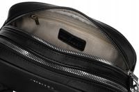 Torebka listonoszka damska PETERSON czarna lekka pojemna na ramię crossbody