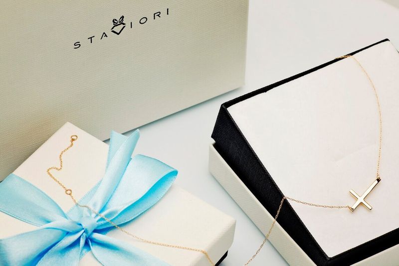 Emaga Złoty naszyjnik NZX4343 zdjęcie 7