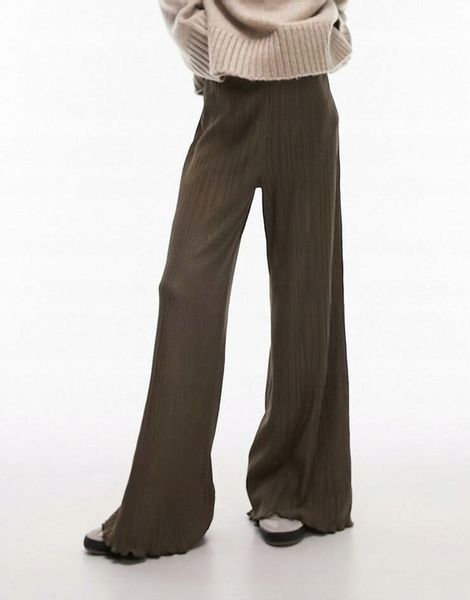 TOPSHOP PLISOWANE LUŹNE SPODNIE CASUAL RPF NG3__L zdjęcie 1